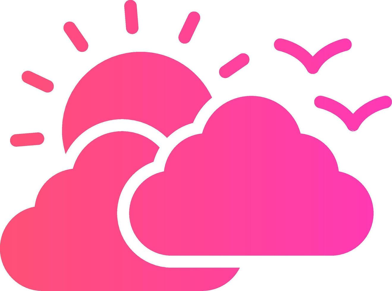 Good Weather Creative Icon Design vector