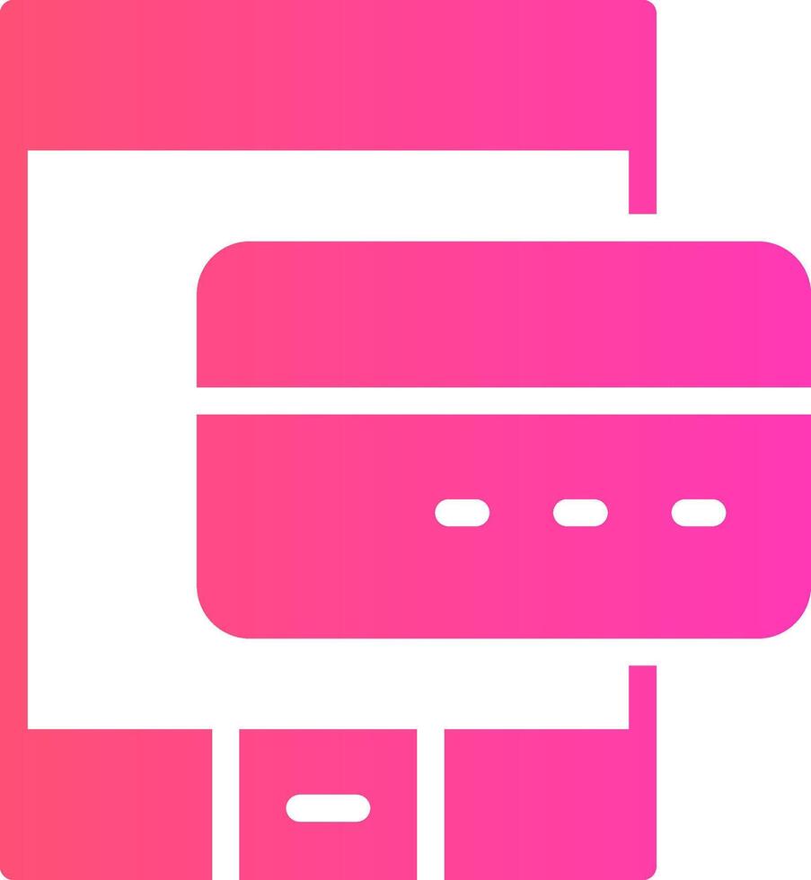 Online Payment Creative Icon Design vector