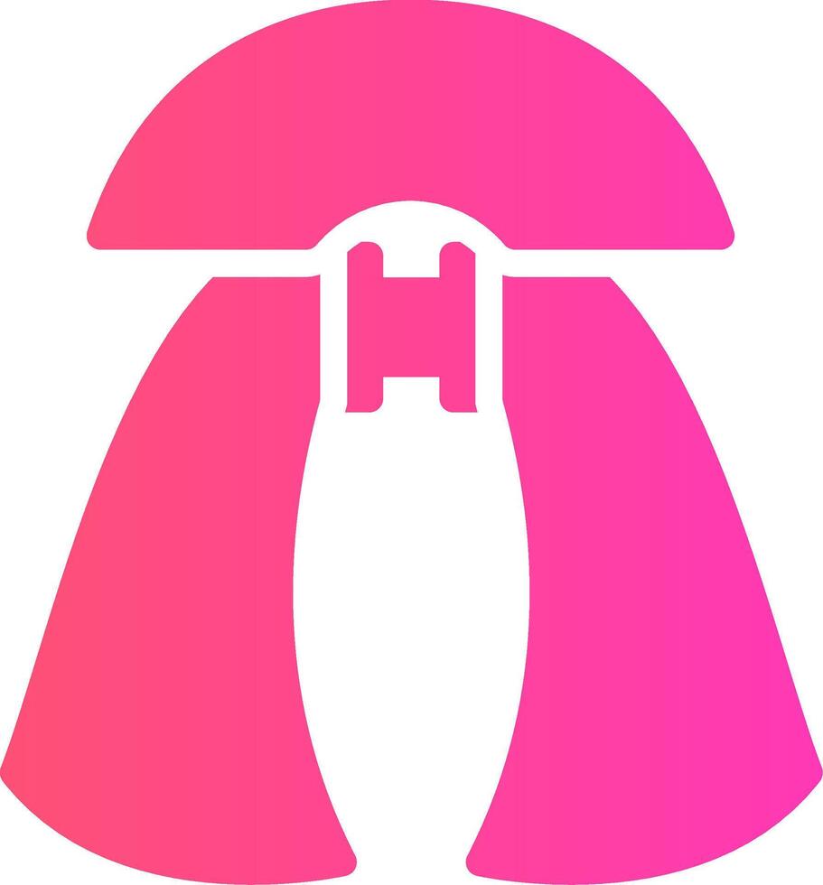 glyph Gradient Design vector