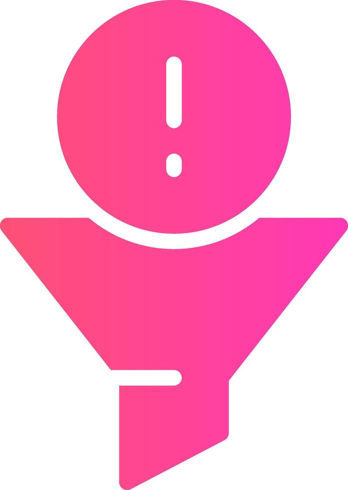 Filtering Creative Icon Design vector