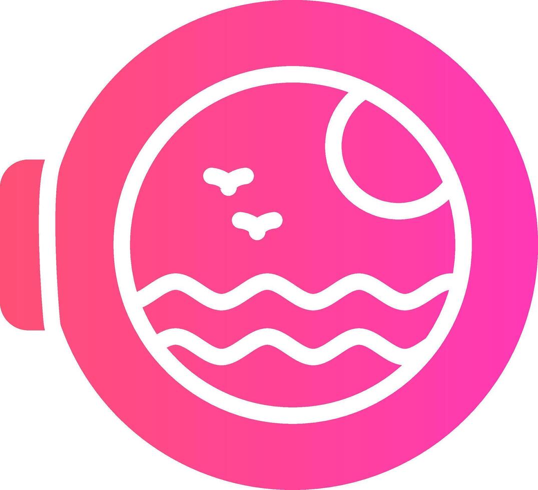 glyph Gradient Design vector