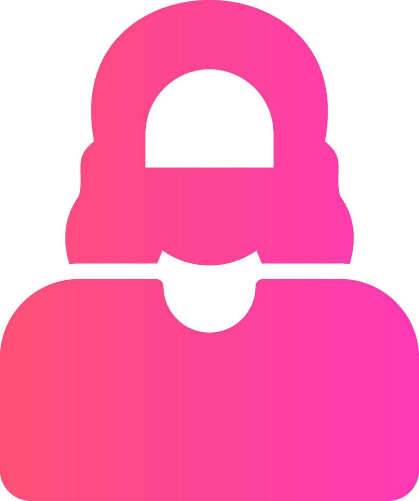 glyph Gradient Design vector
