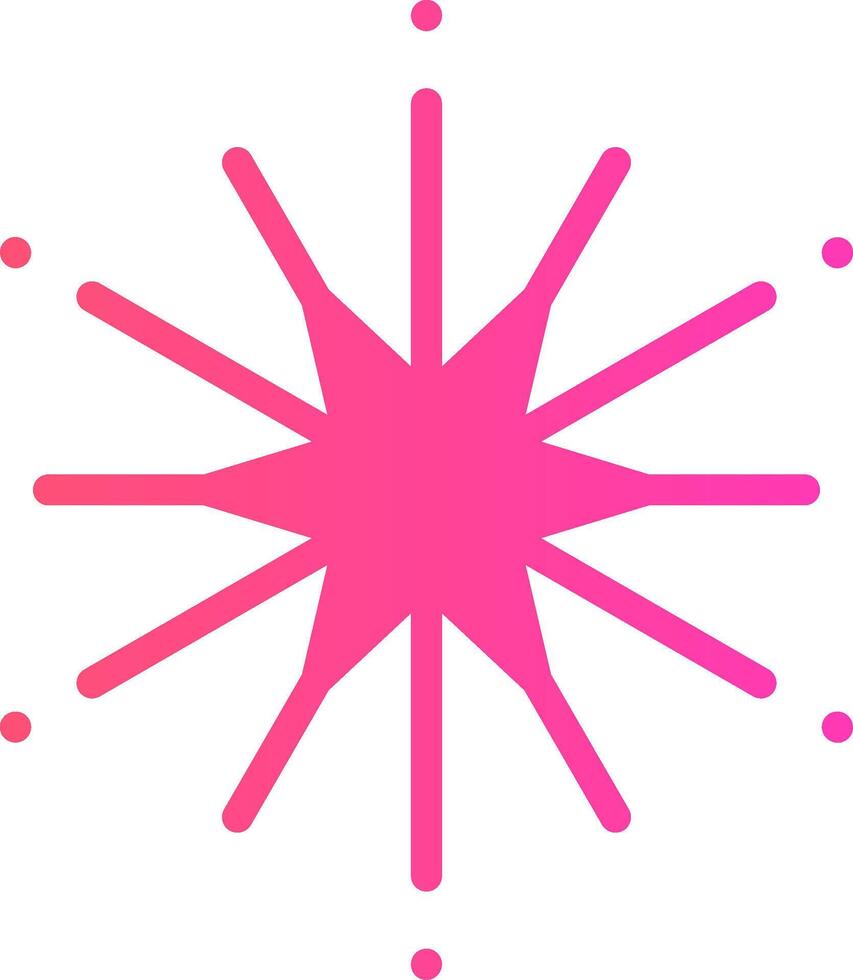 glyph Gradient Design vector
