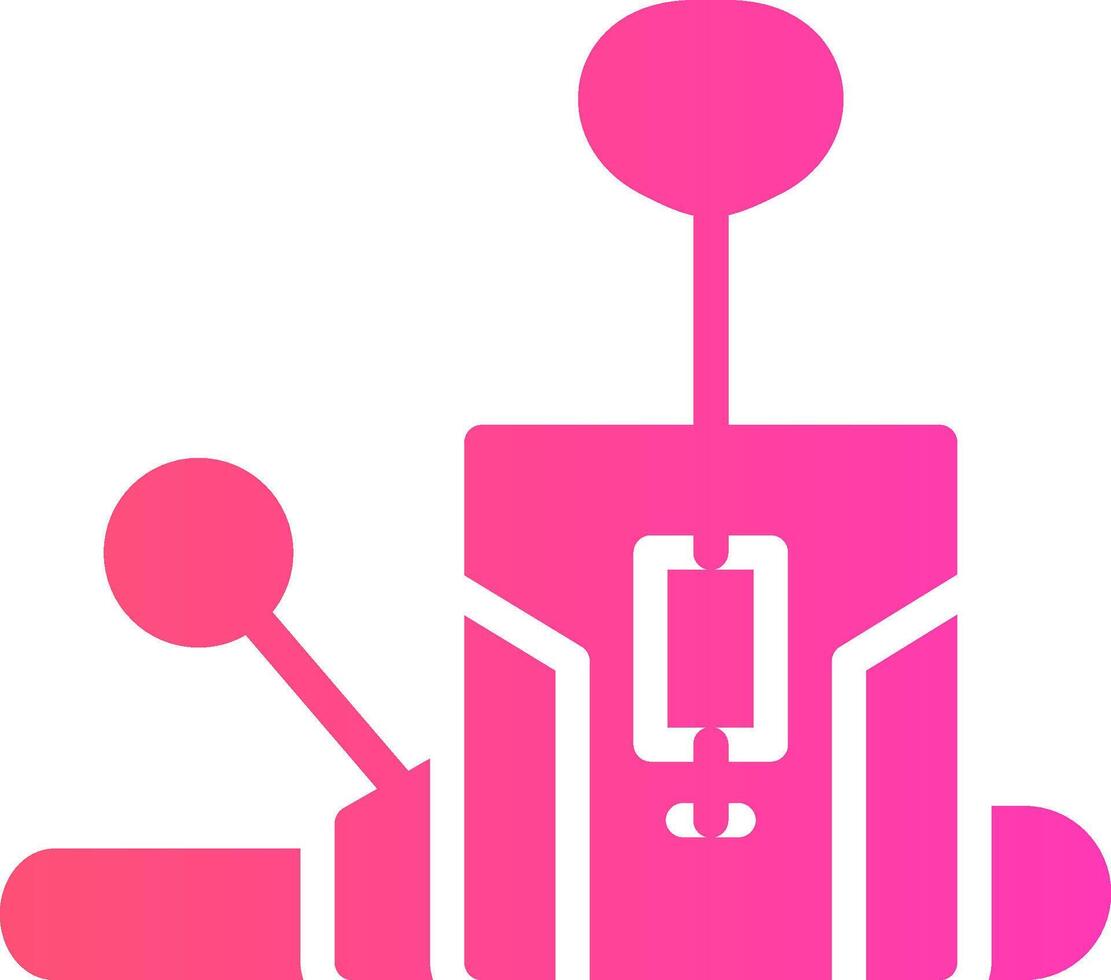 Pilates Chair Creative Icon Design vector