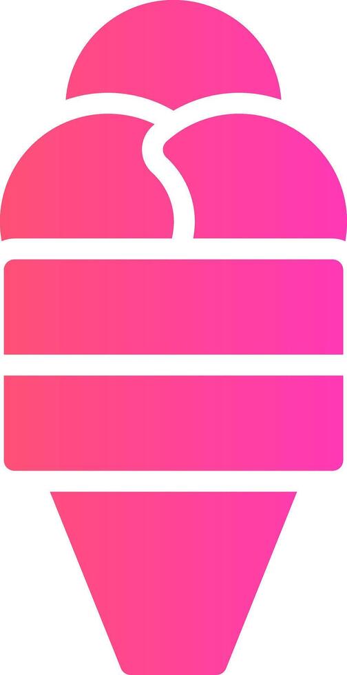 glyph Gradient Design vector
