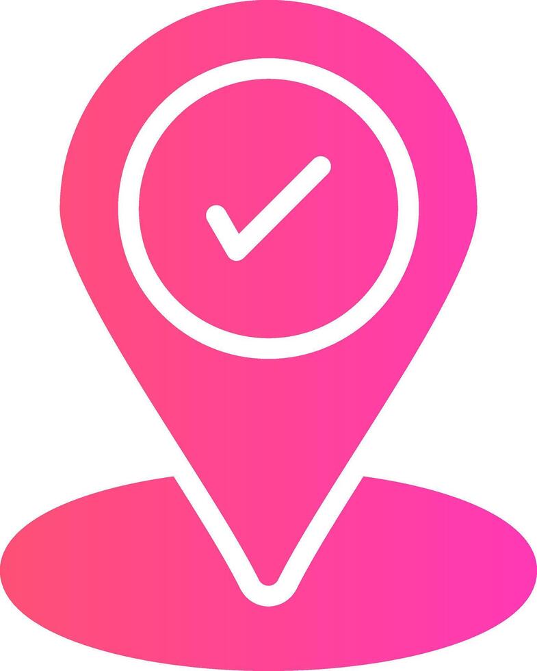 glyph Gradient Design vector