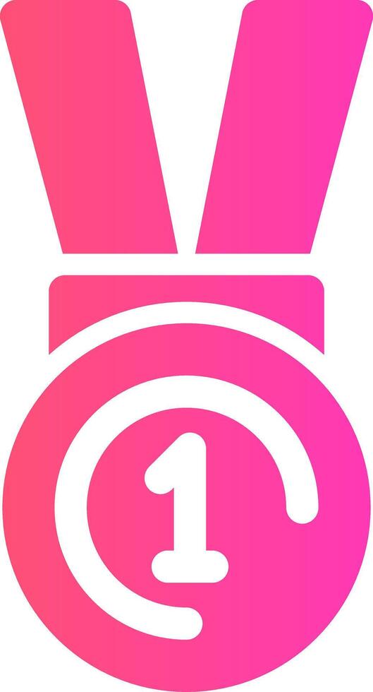 glyph Gradient Design vector
