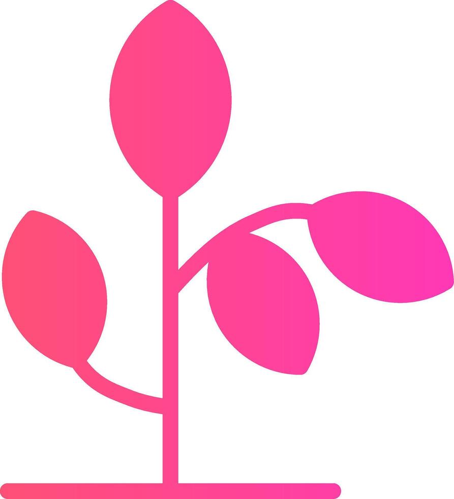 glyph Gradient Design vector