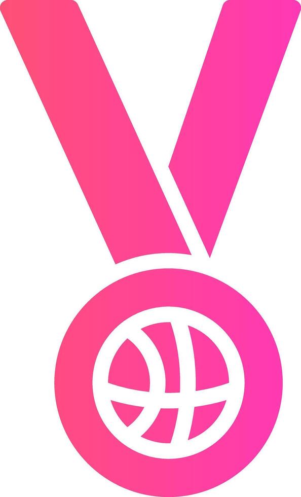 glyph Gradient Design vector
