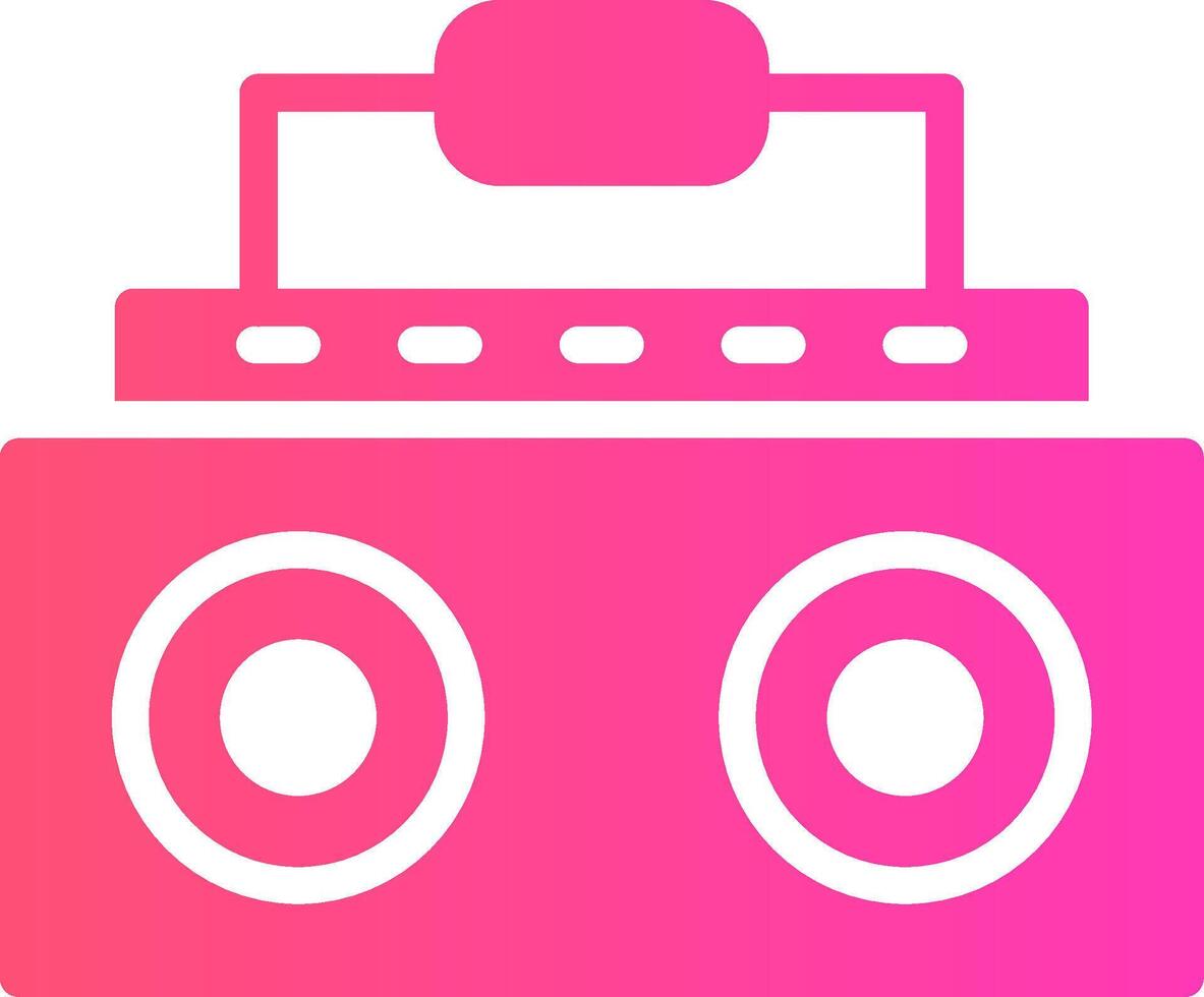 Music Controller Creative Icon Design vector
