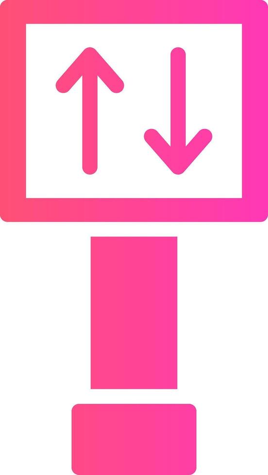 glyph Gradient Design vector