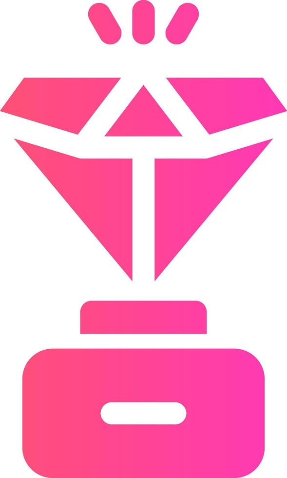 Trophy Creative Icon Design vector