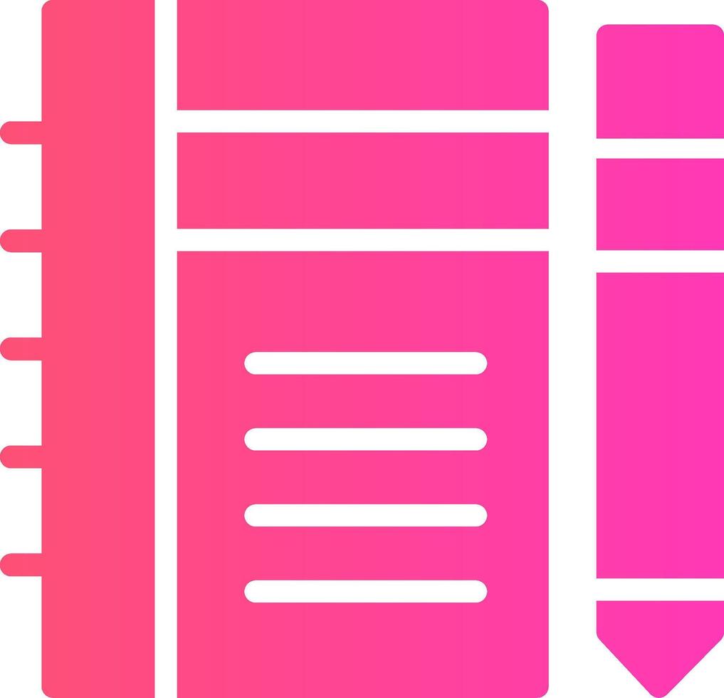 Diary Study Creative Icon Design vector