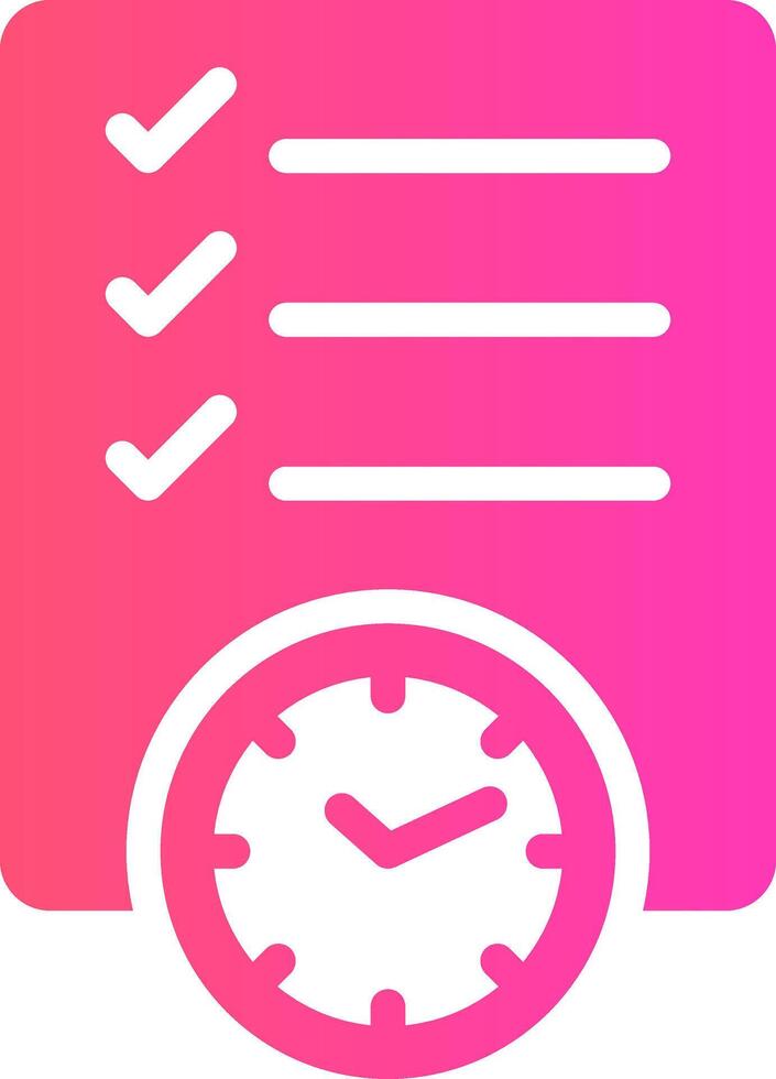 glyph Gradient Design vector