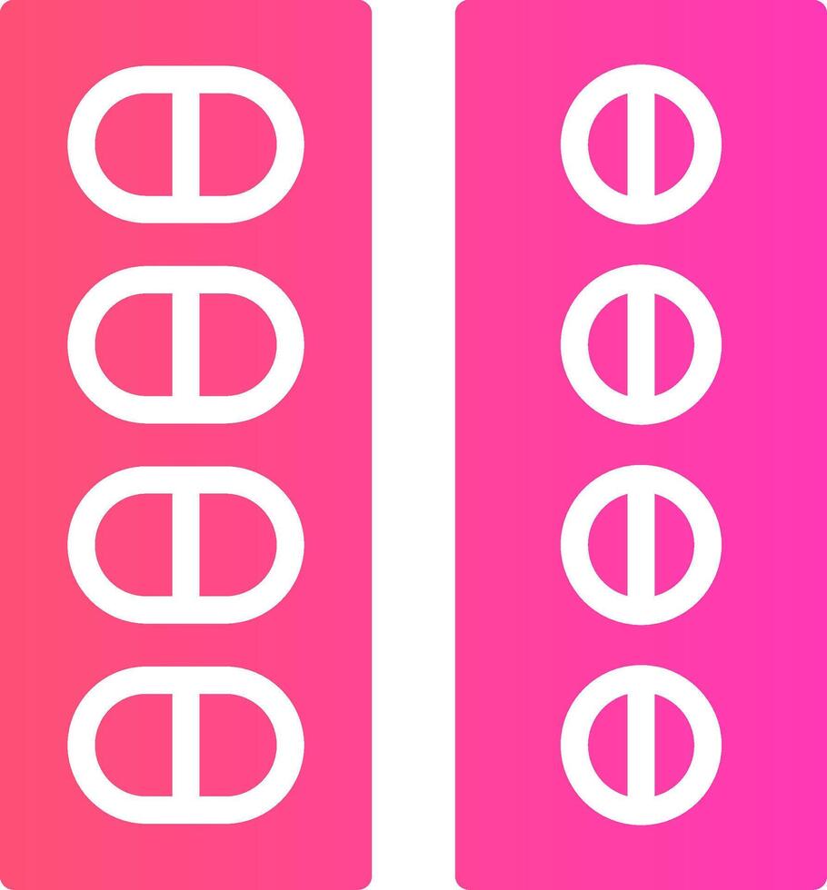 glyph Gradient Design vector