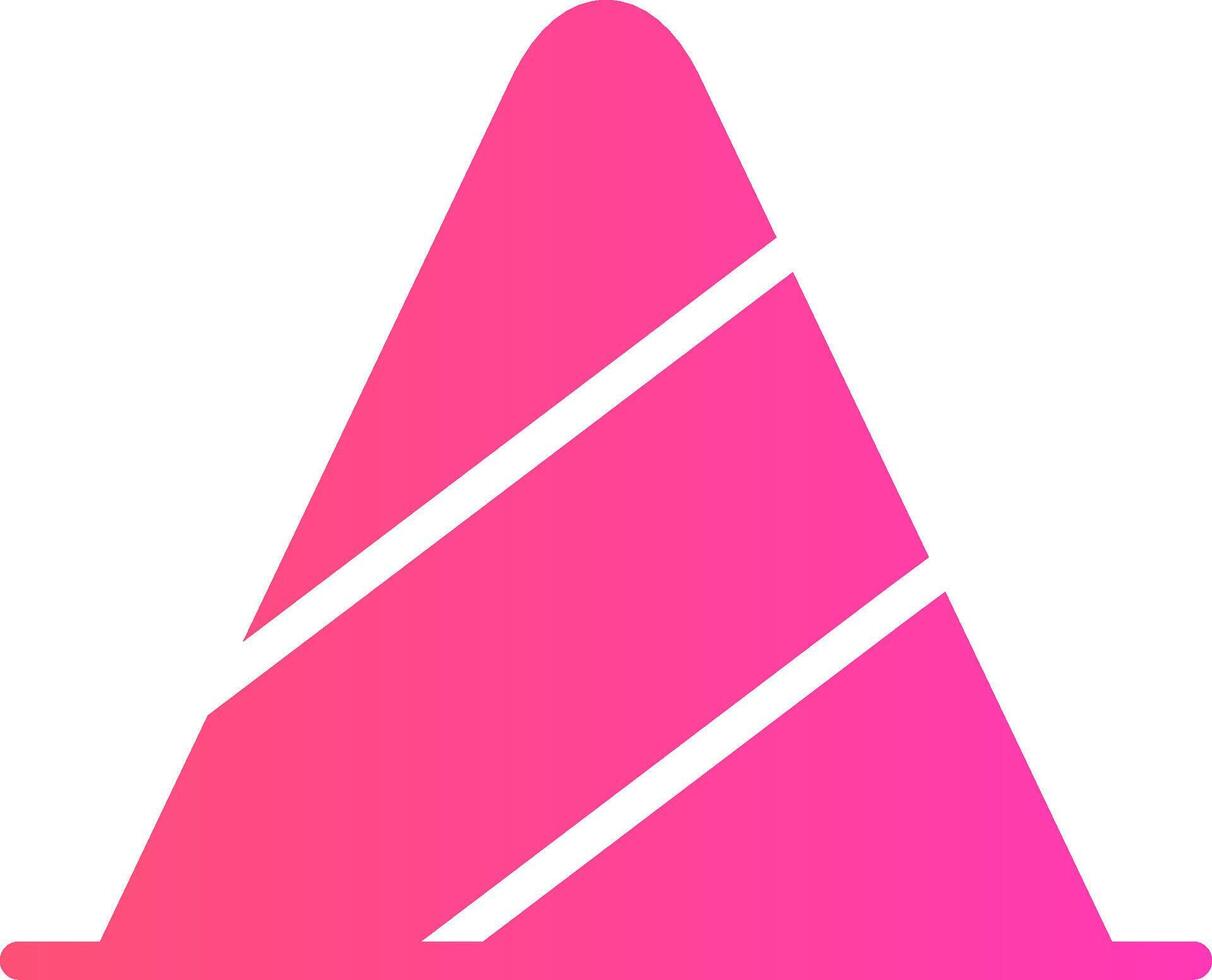 glyph Gradient Design vector
