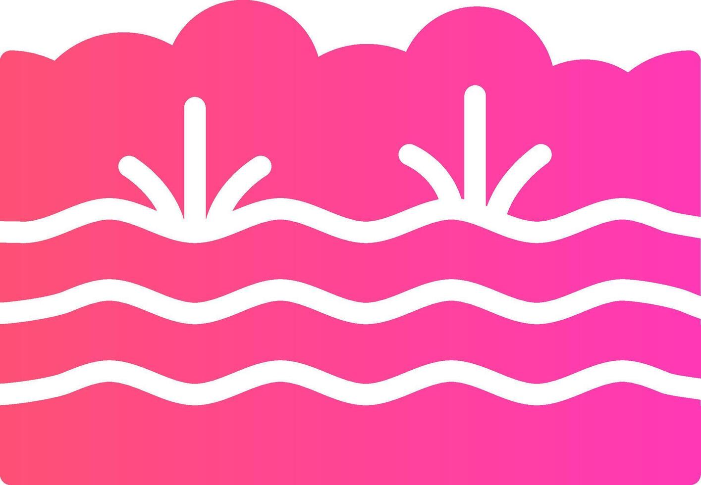 Swamp Creative Icon Design vector