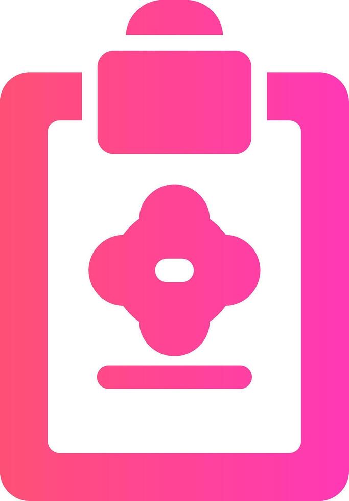 glyph Gradient Design vector