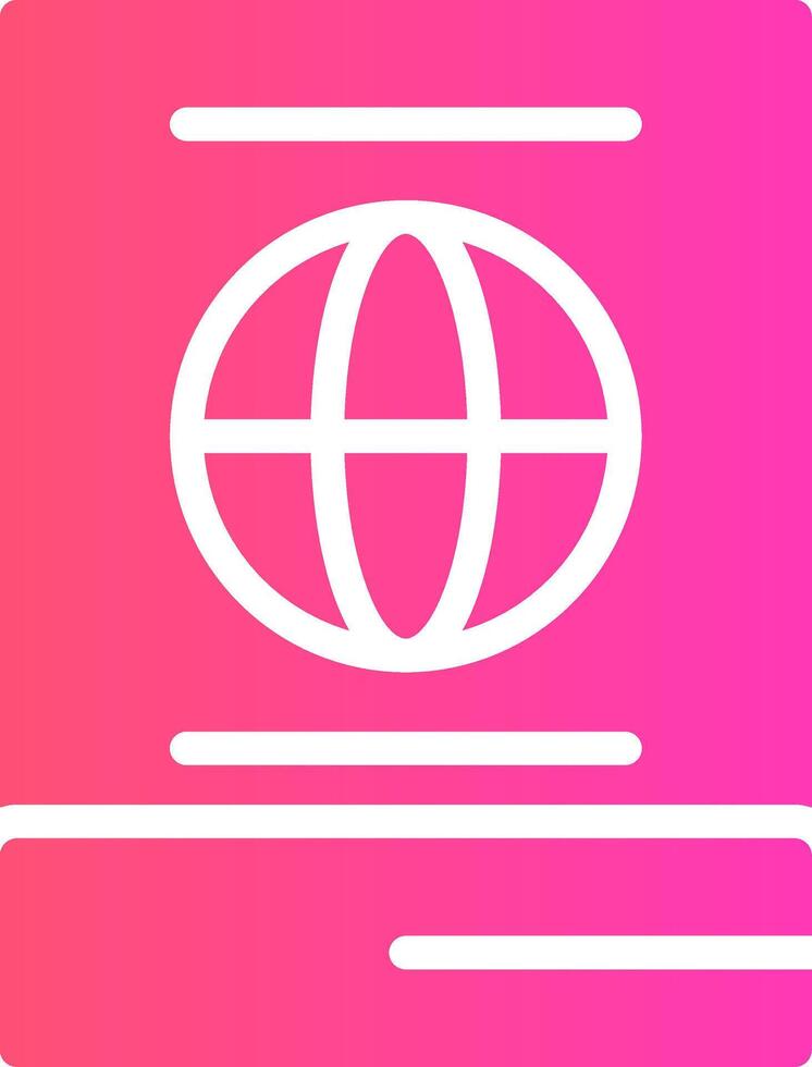 Passport Creative Icon Design vector
