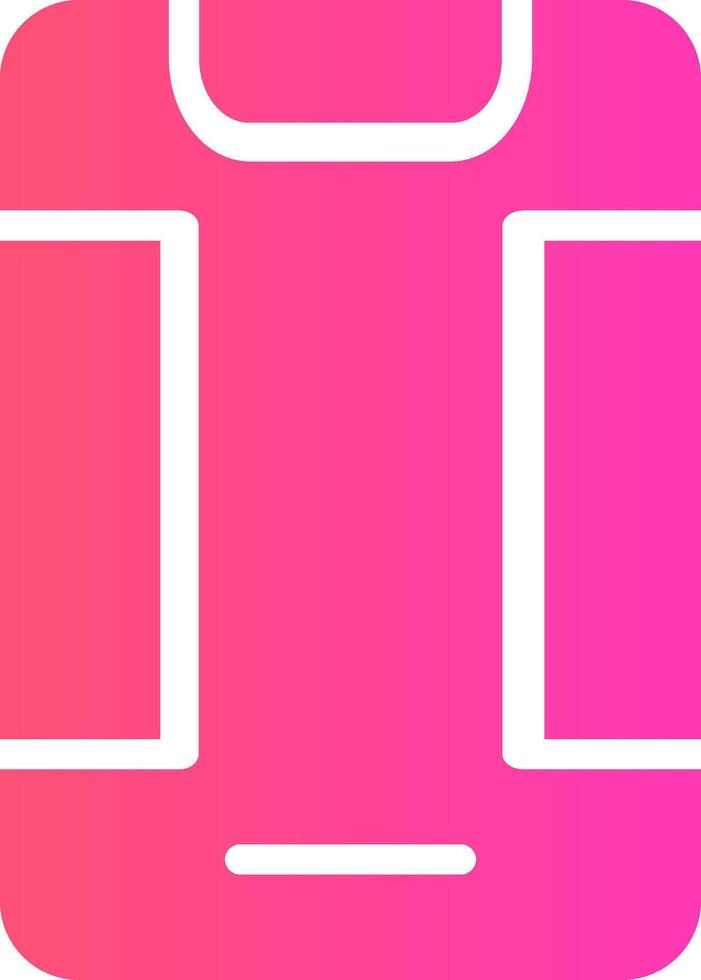 glyph Gradient Design vector