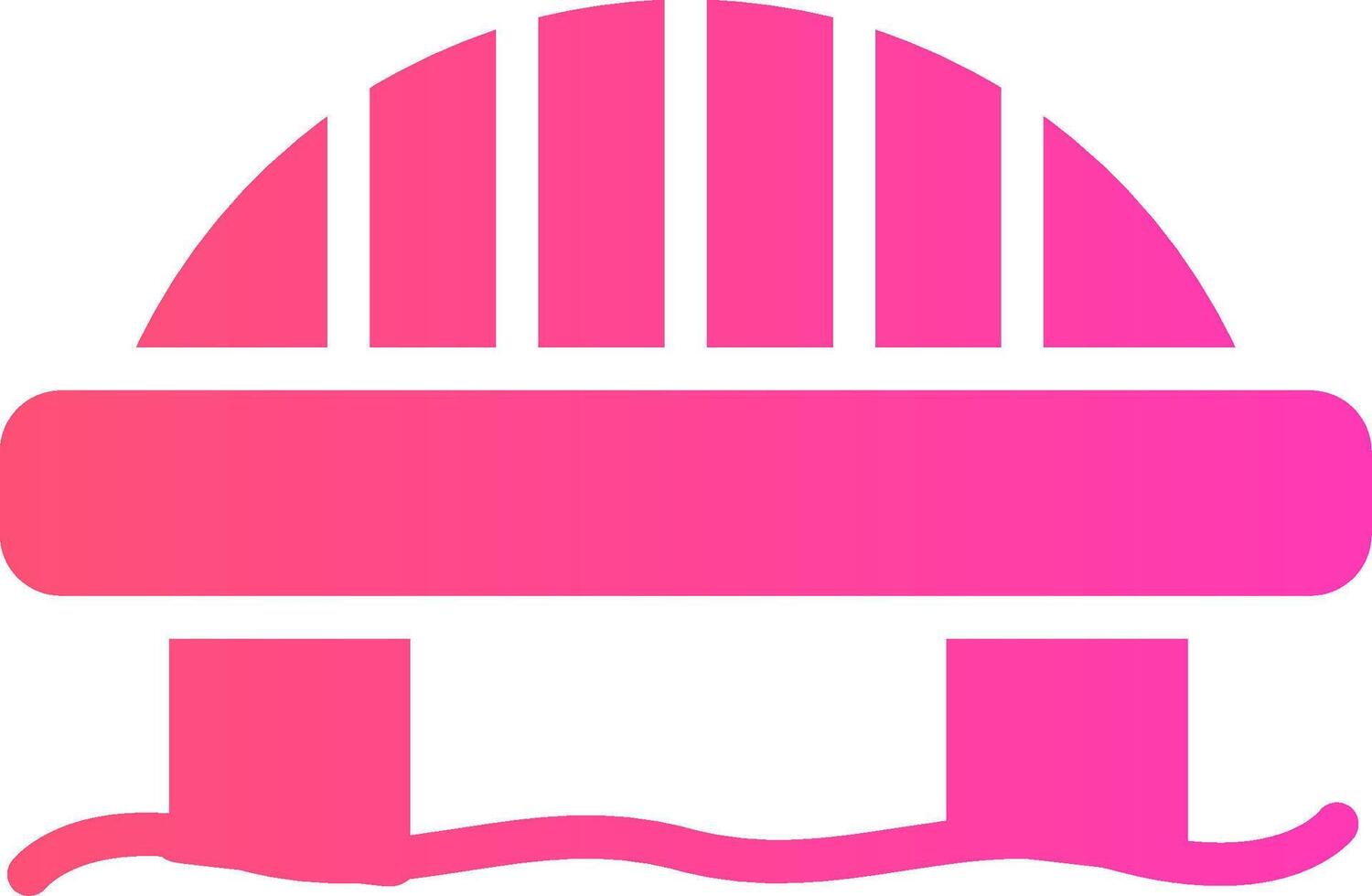 Bridge Creative Icon Design vector