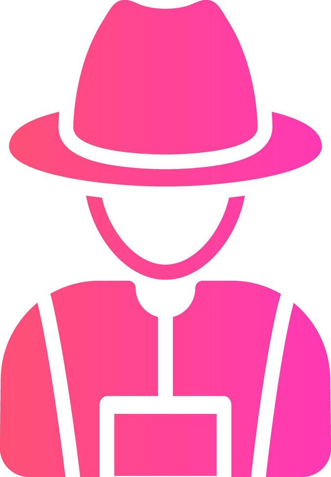 glyph Gradient Design vector