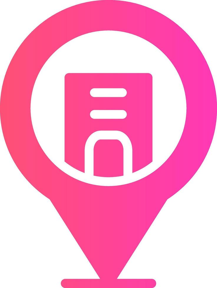 glyph Gradient Design vector