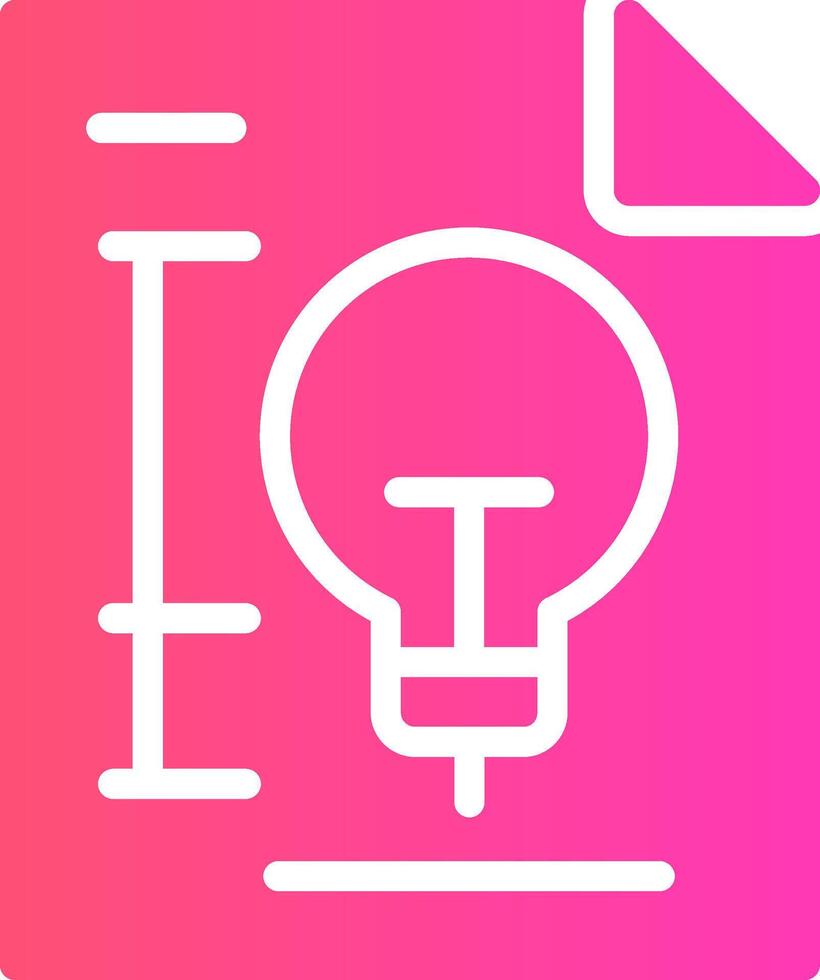 Patent Creative Icon Design vector