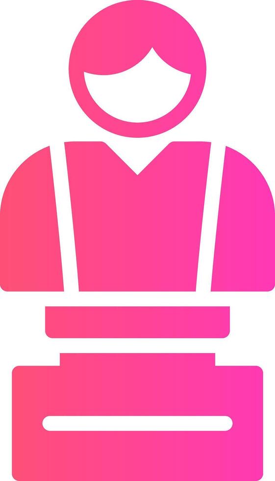 glyph Gradient Design vector