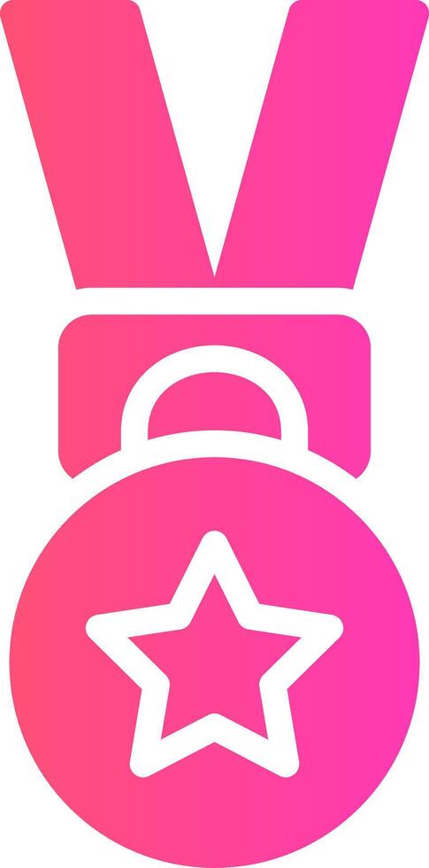 glyph Gradient Design vector