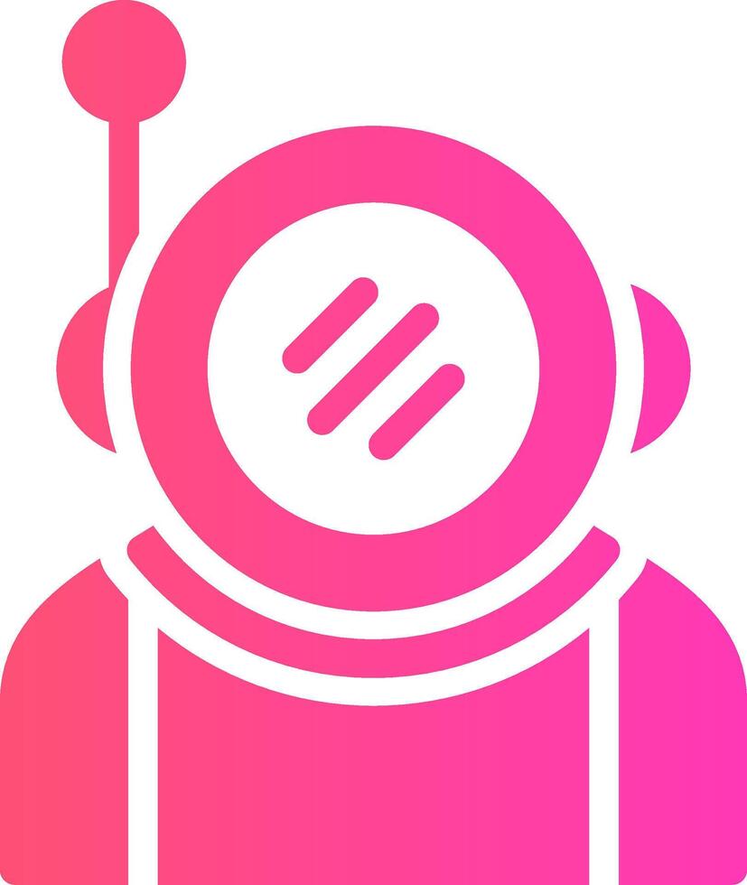 Astronaut Creative Icon Design vector