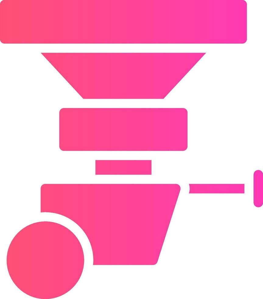 glyph Gradient Design vector