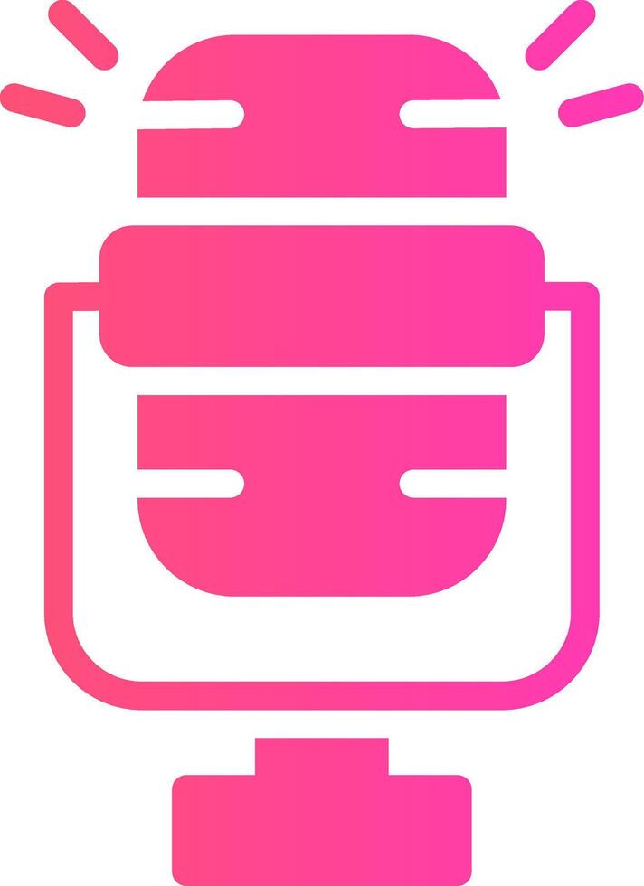 Microphone Creative Icon Design vector