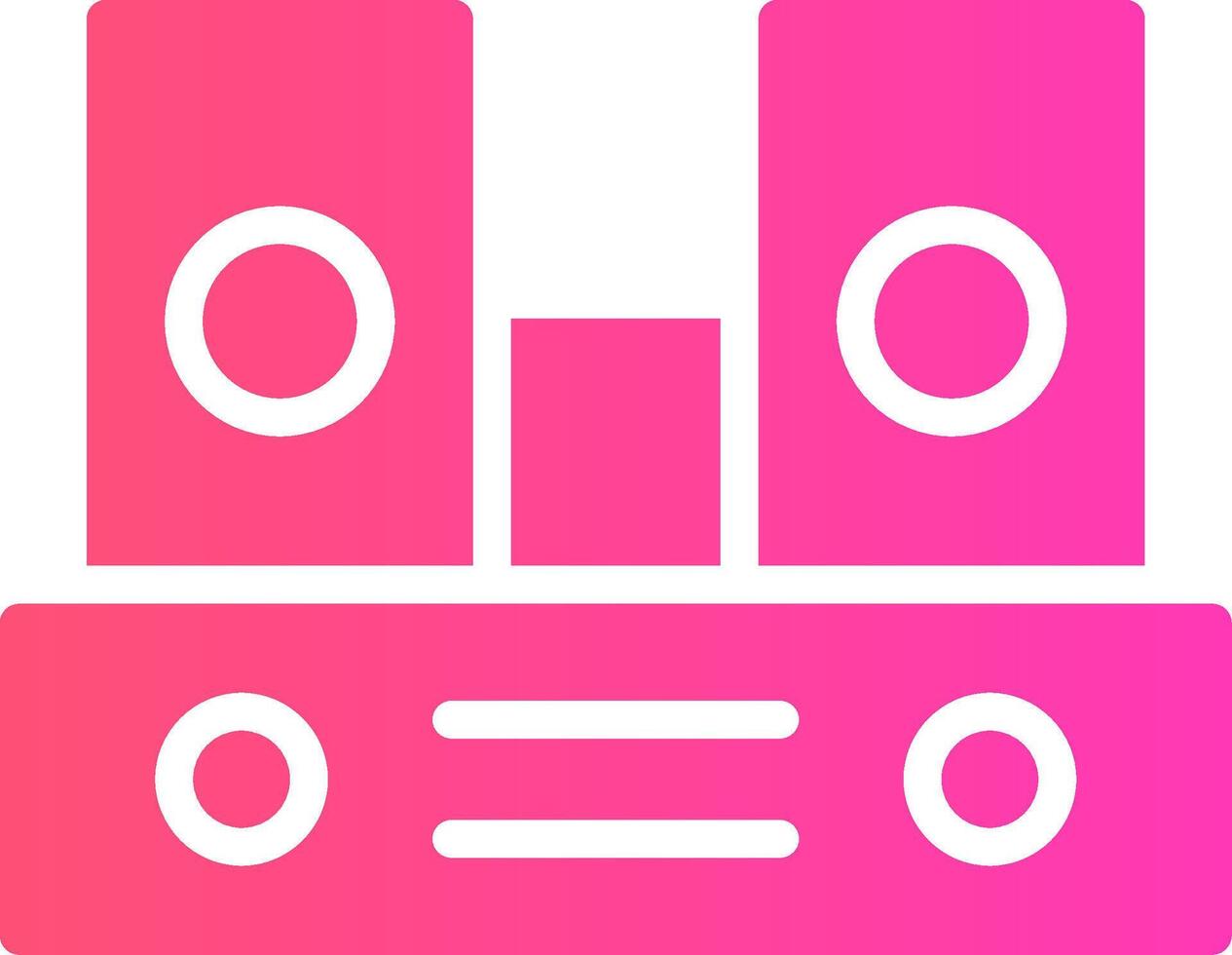 glyph Gradient Design vector
