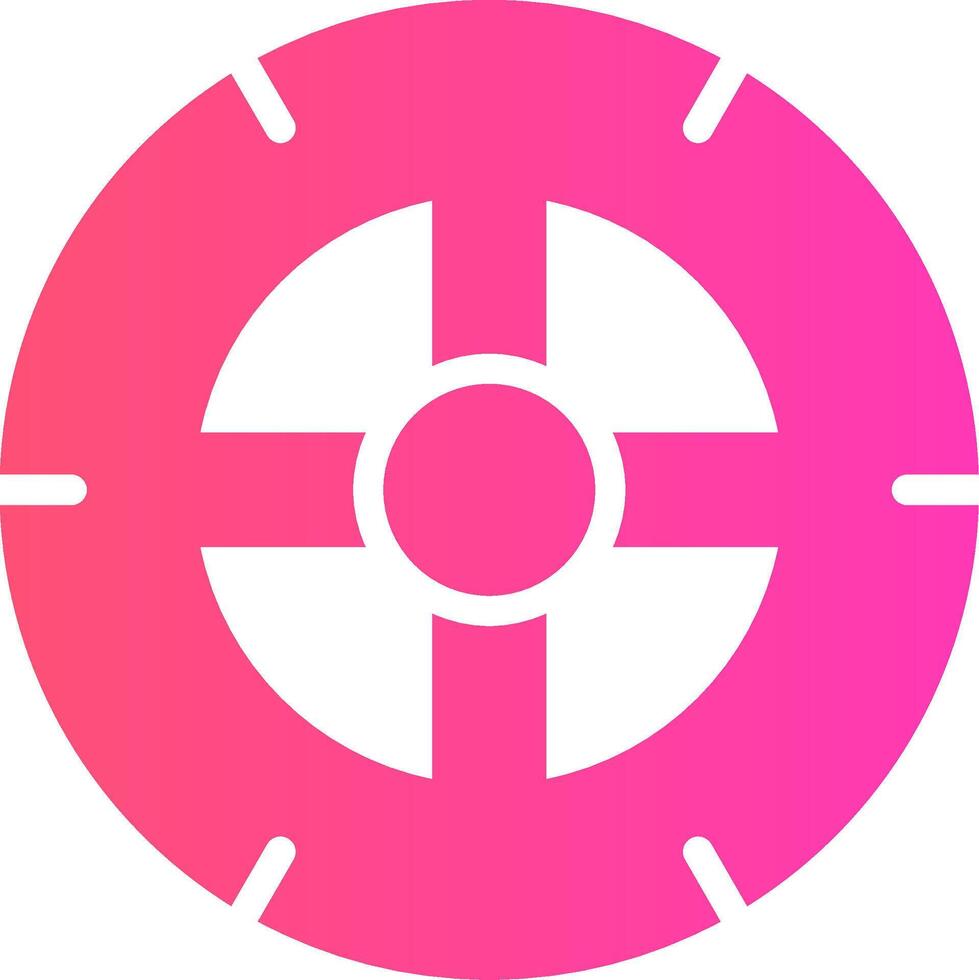 glyph Gradient Design vector