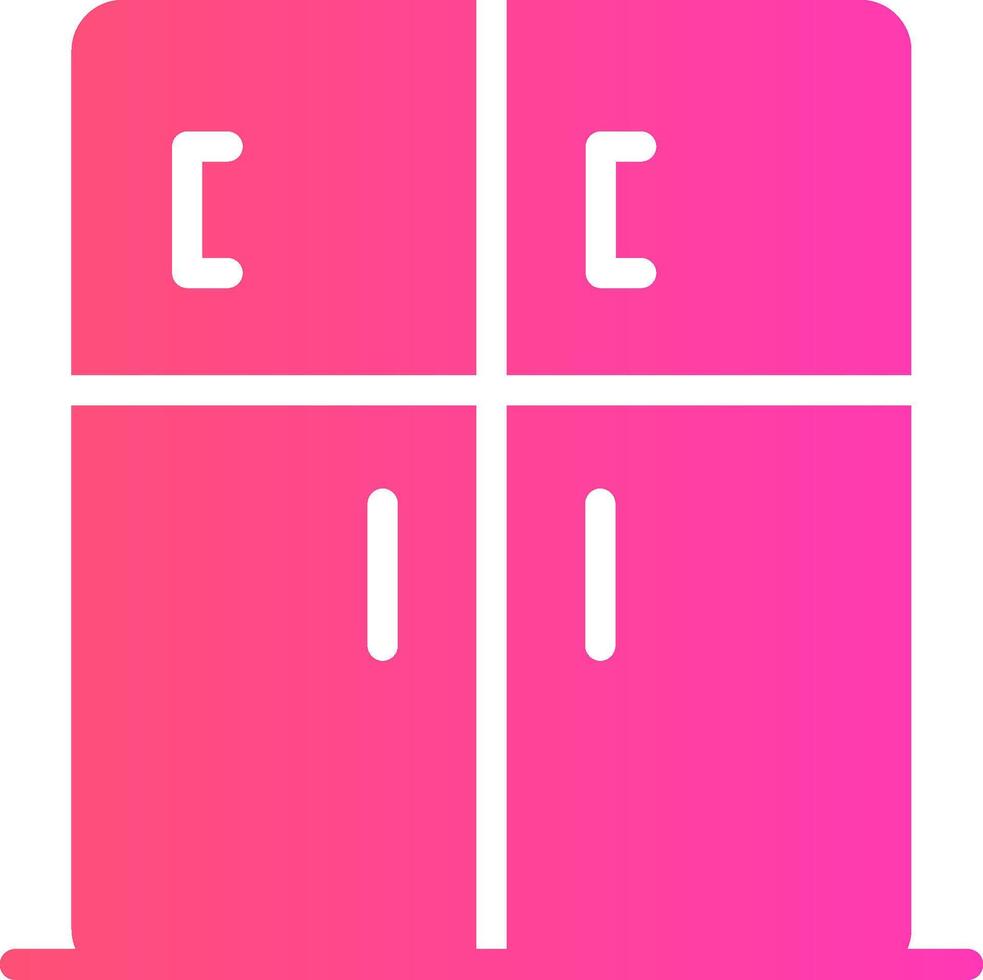 Fridge Creative Icon Design vector