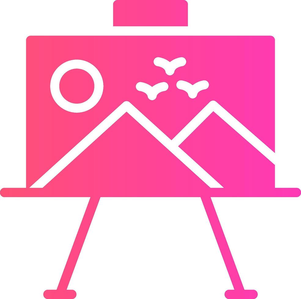 Paint Canvas Creative Icon Design vector