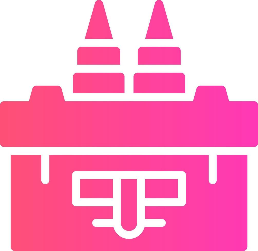 glyph Gradient Design vector