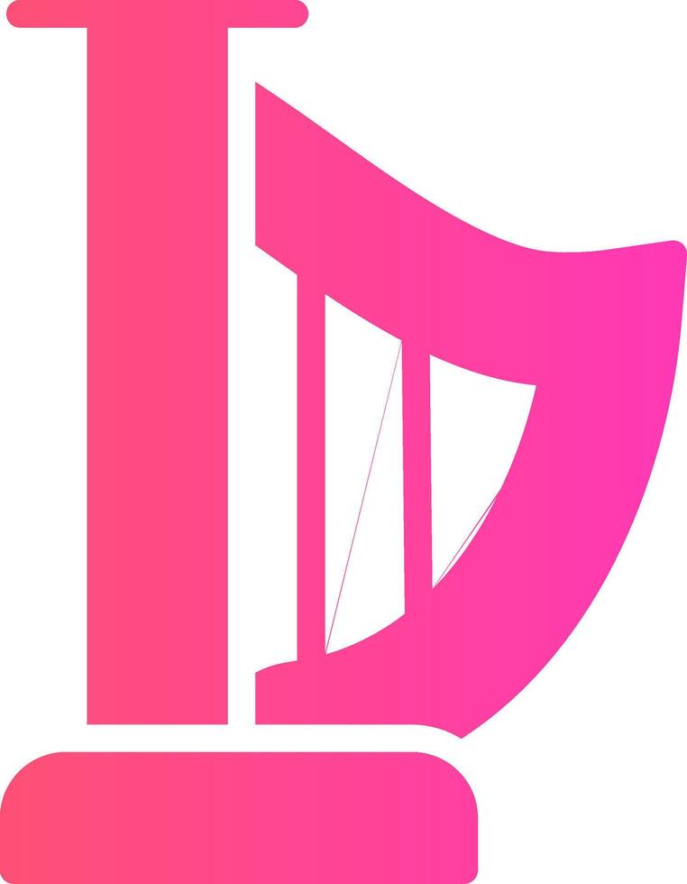 Harp Creative Icon Design vector
