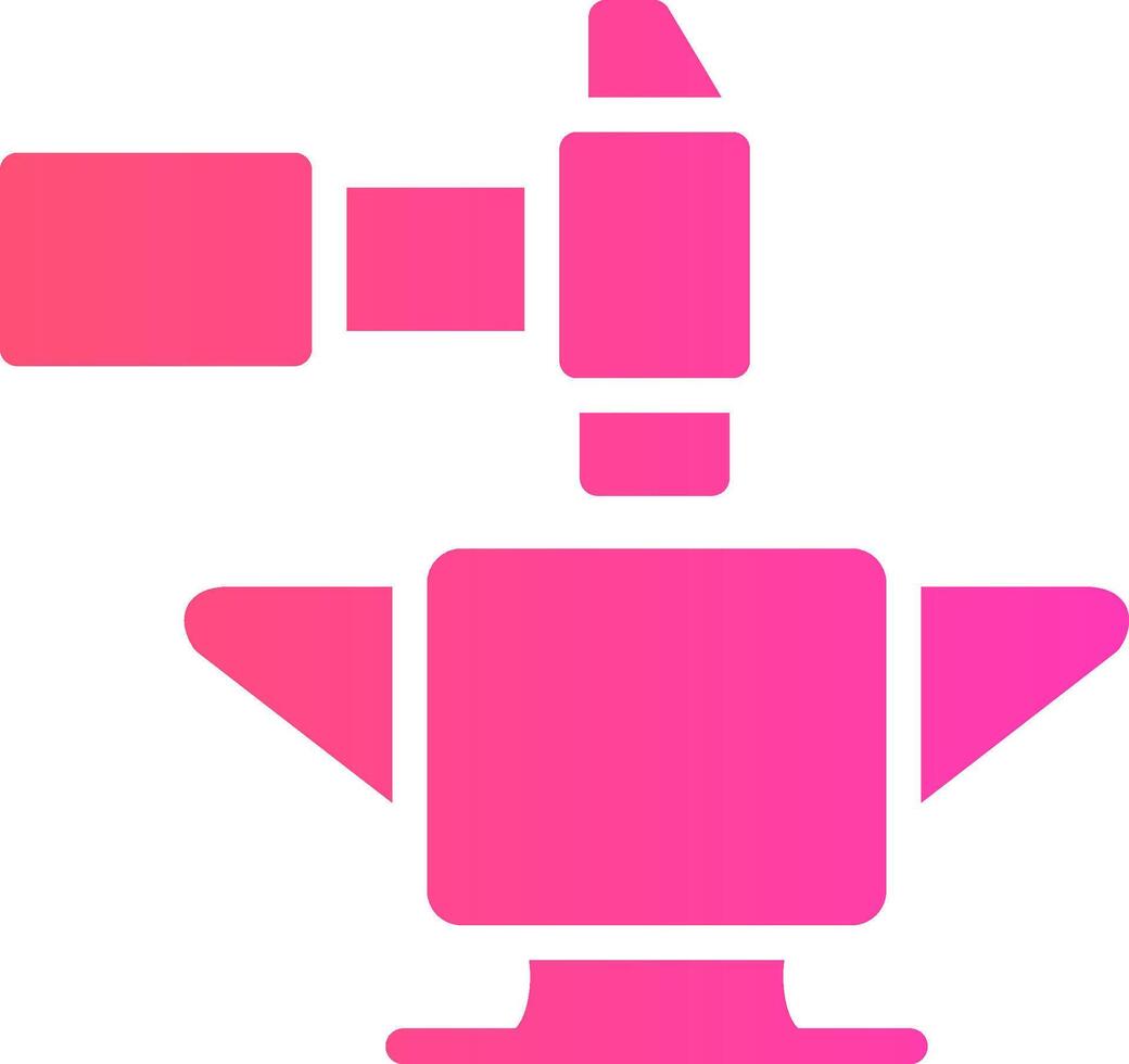 Anvil Creative Icon Design vector