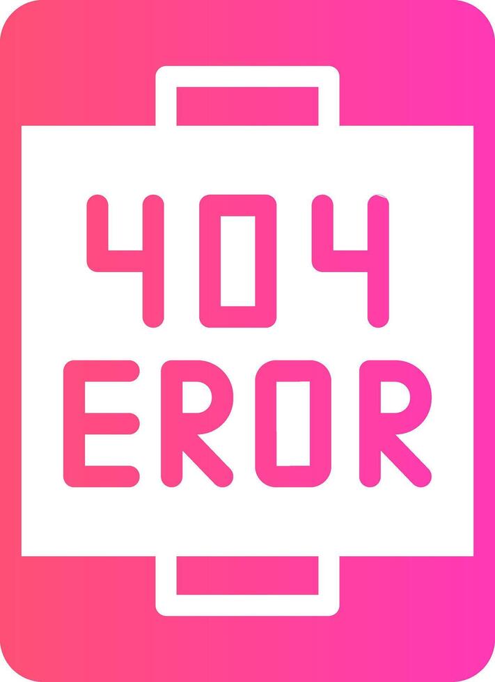 Error Creative Icon Design vector