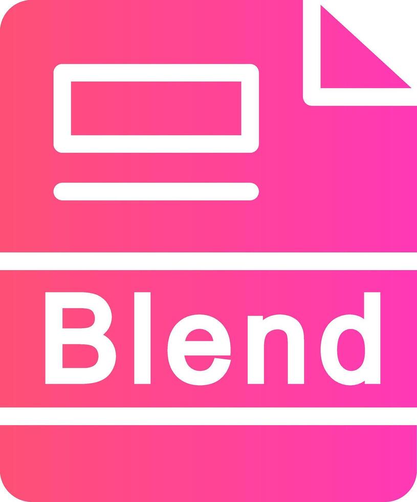 Blend Creative Icon Design vector