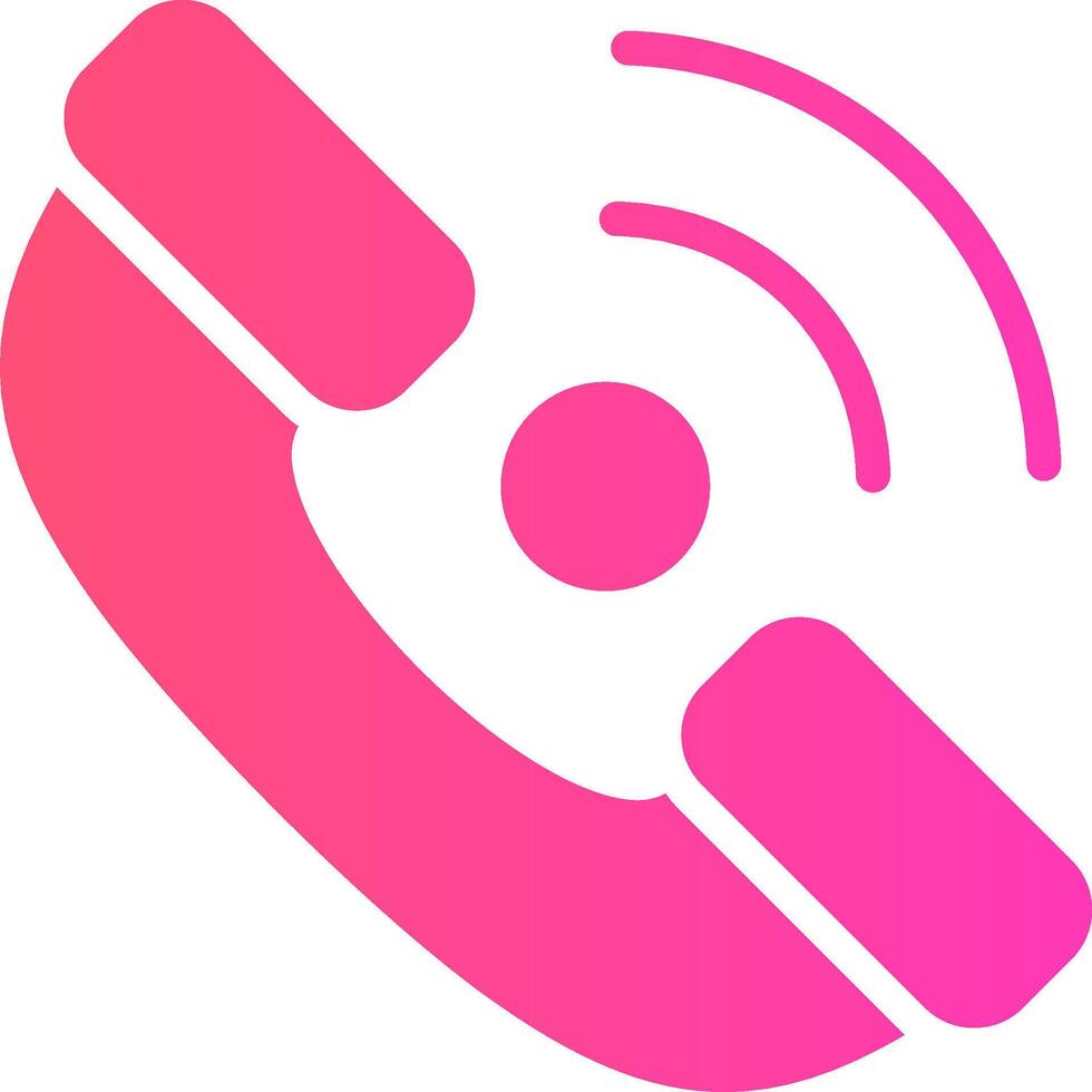 Phone Receiver Creative Icon Design vector