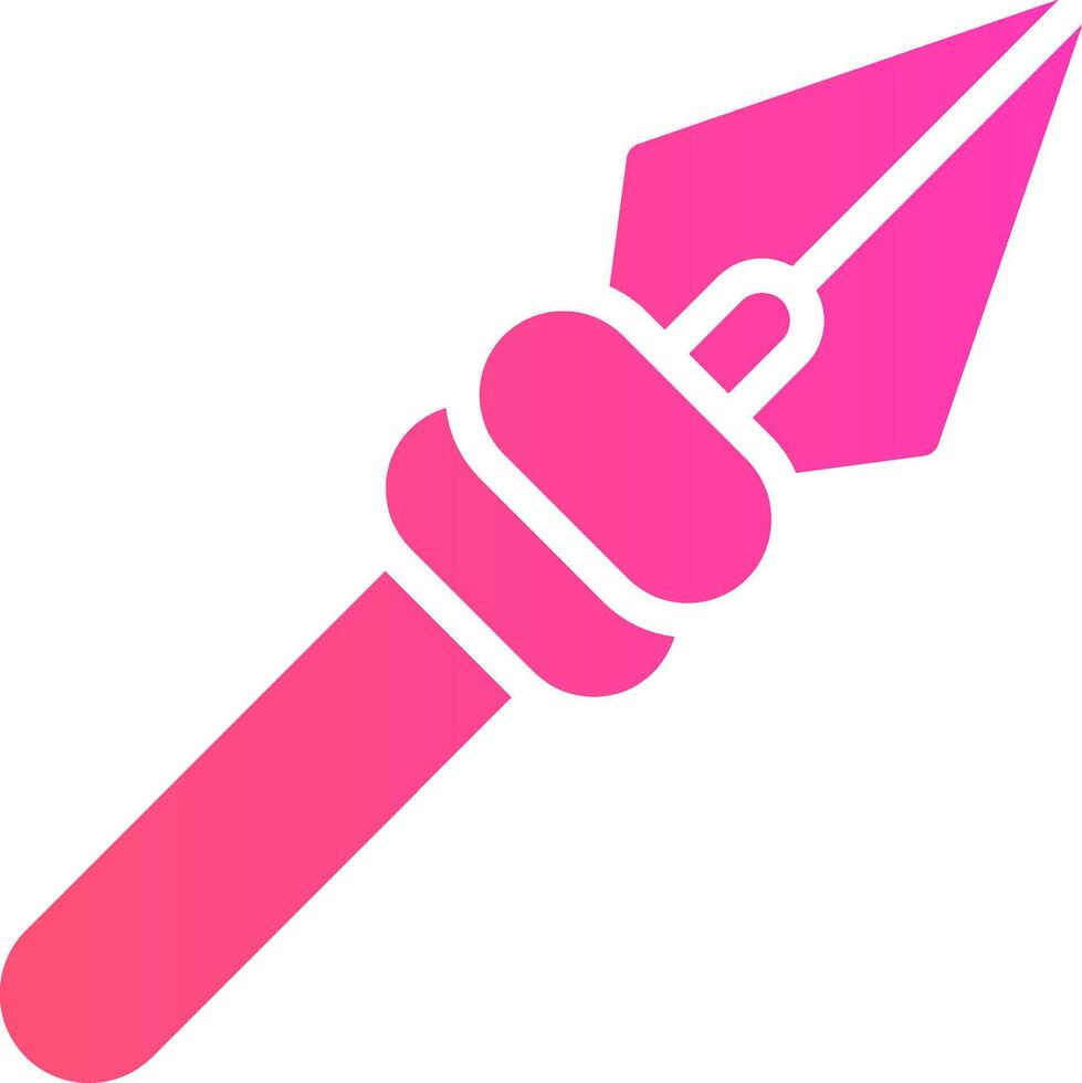 glyph Gradient Design vector