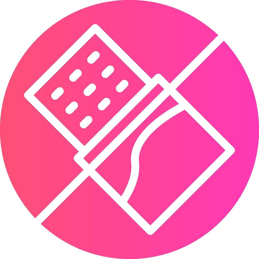 glyph Gradient Design vector