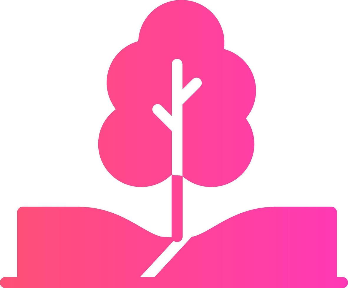 glyph Gradient Design vector