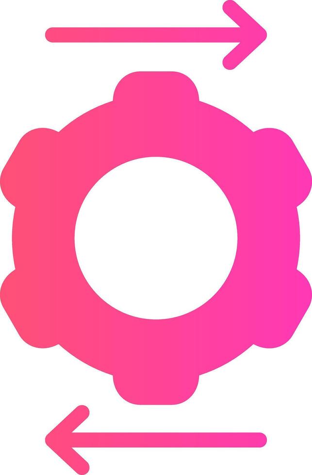 Machine to Machine Creative Icon Design vector