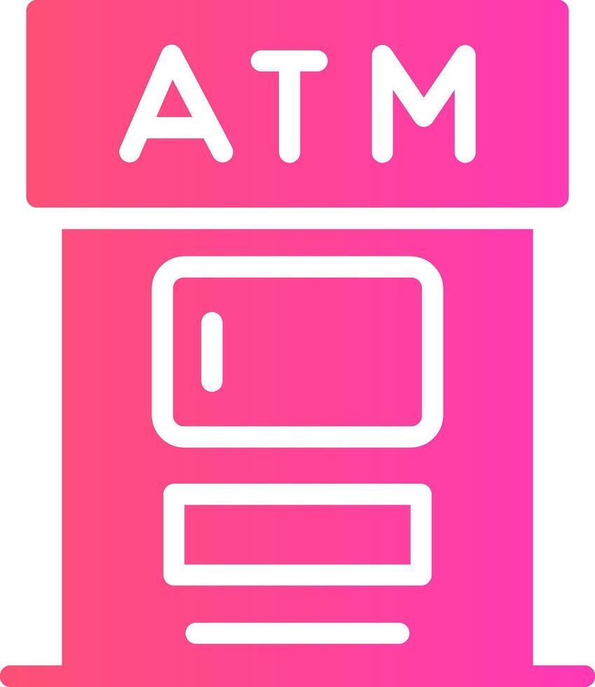 ATM Creative Icon Design vector