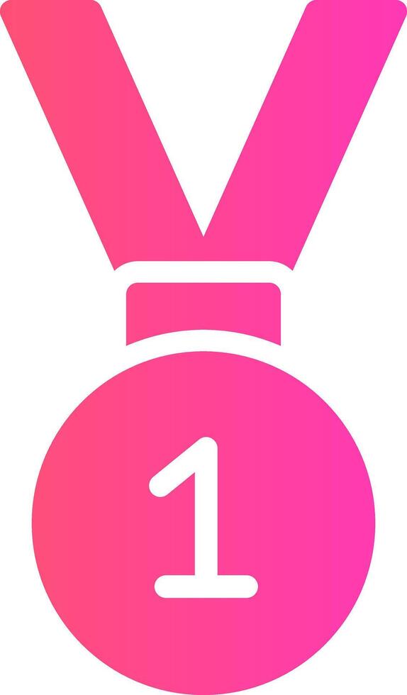 glyph Gradient Design vector
