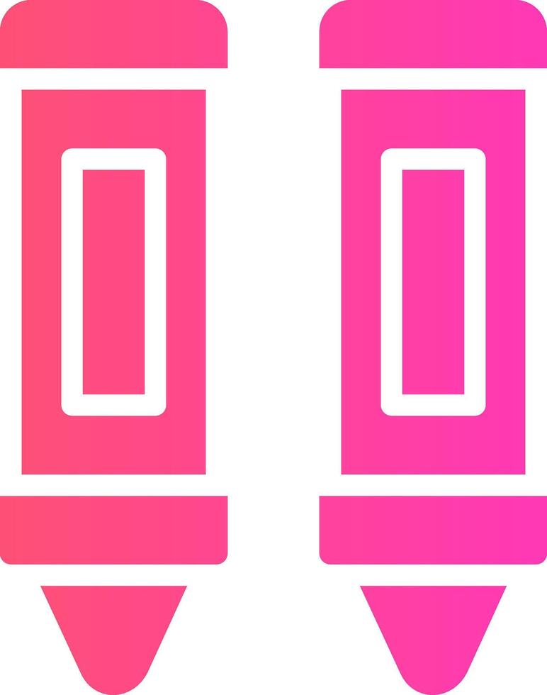 glyph Gradient Design vector